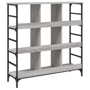 vidaXL szürke sonoma színű szerelt fa tálalószekrény 102x32x103,5 cm