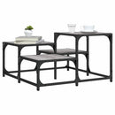 vidaXL szürke sonoma színű szerelt fa dohányzóasztal 68 x 68 x 40 cm