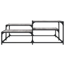 vidaXL szürke sonoma szerelt fa dohányzóasztal 107x107x40 cm
