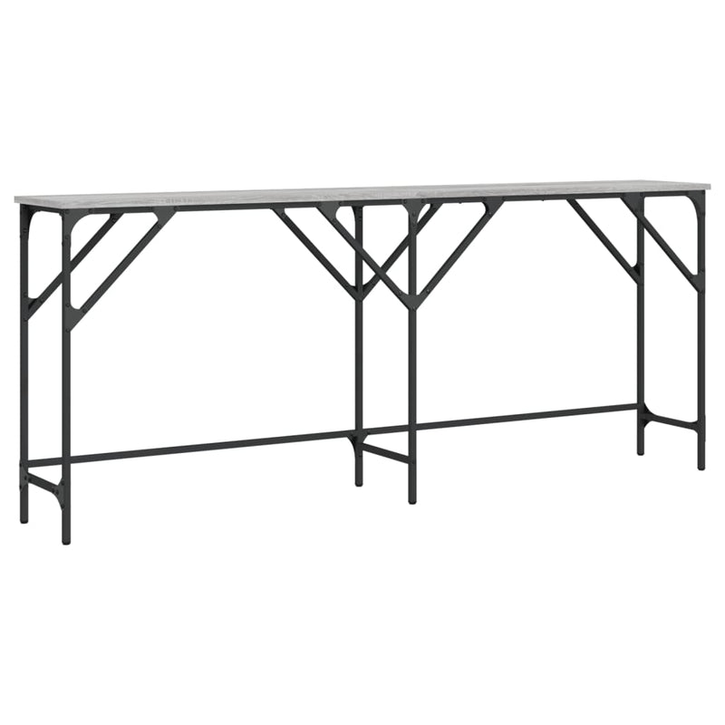 vidaXL szürke sonoma színű szerelt fa tálalóasztal 180x29x75 cm