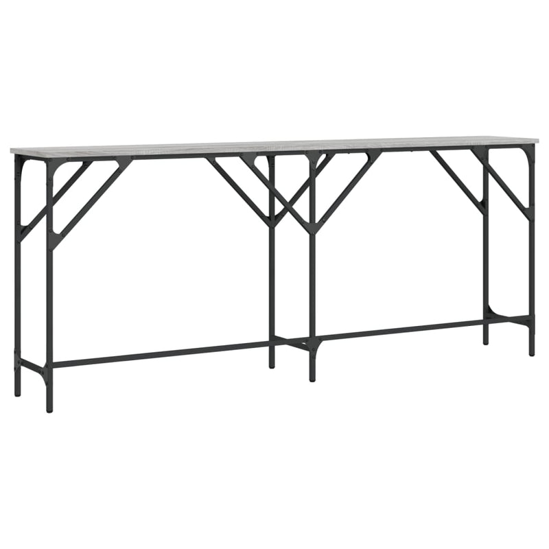 vidaXL szürke sonoma színű szerelt fa tálalóasztal 180x29x75 cm