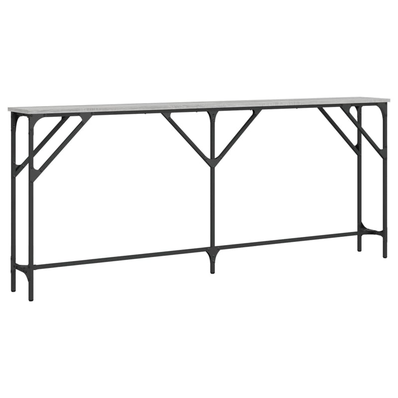 vidaXL szürke sonoma színű szerelt fa tálalóasztal 180x23x75 cm