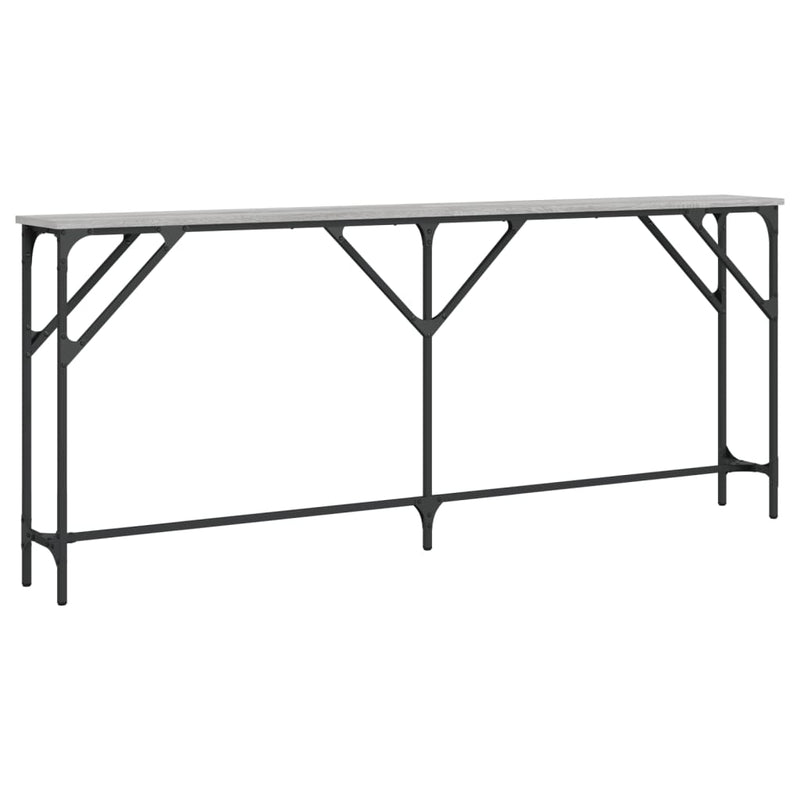 vidaXL szürke sonoma színű szerelt fa tálalóasztal 180x23x75 cm