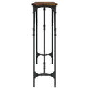 vidaXL füstös tölgy színű szerelt fa tálalóasztal 140 x 23 x 75 cm