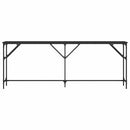 vidaXL fekete szerelt fa tálalóasztal 200x29x75 cm