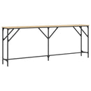 vidaXL sonoma tölgy színű szerelt fa dohányzóasztal 200x29x75 cm