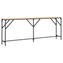 vidaXL sonoma tölgy színű szerelt fa dohányzóasztal 200x29x75 cm