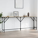 vidaXL sonoma tölgy színű szerelt fa dohányzóasztal 200x29x75 cm
