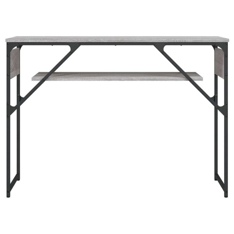 vidaXL szürke sonoma színű szerelt fa tálalóasztal polccal 105x30x75cm
