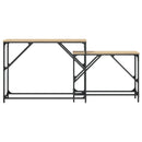 vidaXL 2 db rakásolható sonoma tölgy színű szerelt fa tálalóasztal