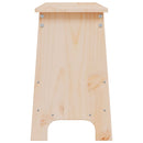 vidaXL tömör fenyőfa előszobai pad 160 x 28 x 45 cm