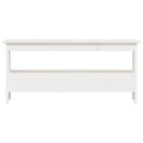 vidaXL tömör fenyőfa előszobai pad fehér 100 x 28 x 45 cm