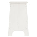 vidaXL tömör fenyőfa előszobai pad fehér 100 x 28 x 45 cm