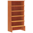 vidaXL viaszbarna tömör fenyőfa cipőszekrény 52 x 30 x 104 cm