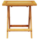 vidaXL tömör akácfa napozóágy párnával és asztallal