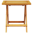 vidaXL 2 db tömör akácfa napozóágy asztallal