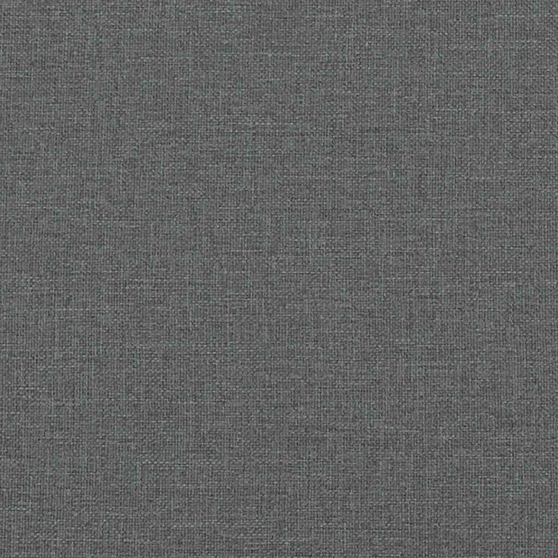 vidaXL sötétszürke szövetpad háttámlával 120 x 62 x 75,5 cm