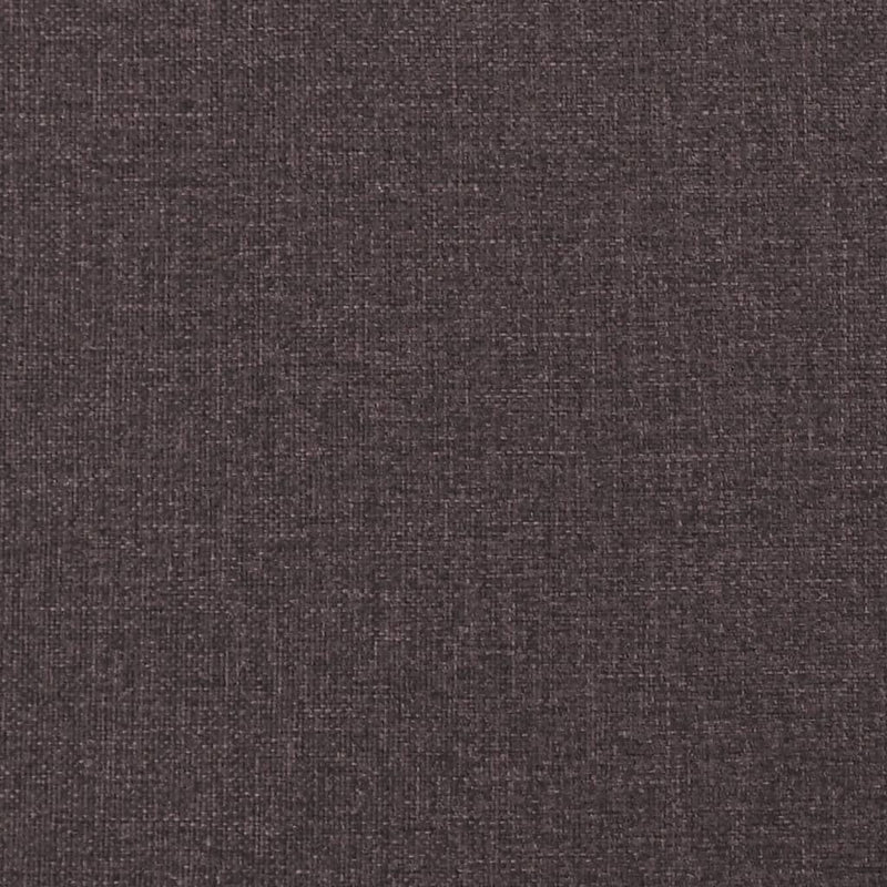 vidaXL sötétbarna szövetpad háttámlával 120 x 62 x 75,5 cm