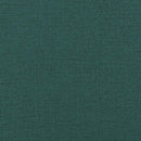 vidaXL sötétzöld szövetpad háttámlával 120 x 62 x 75,5 cm