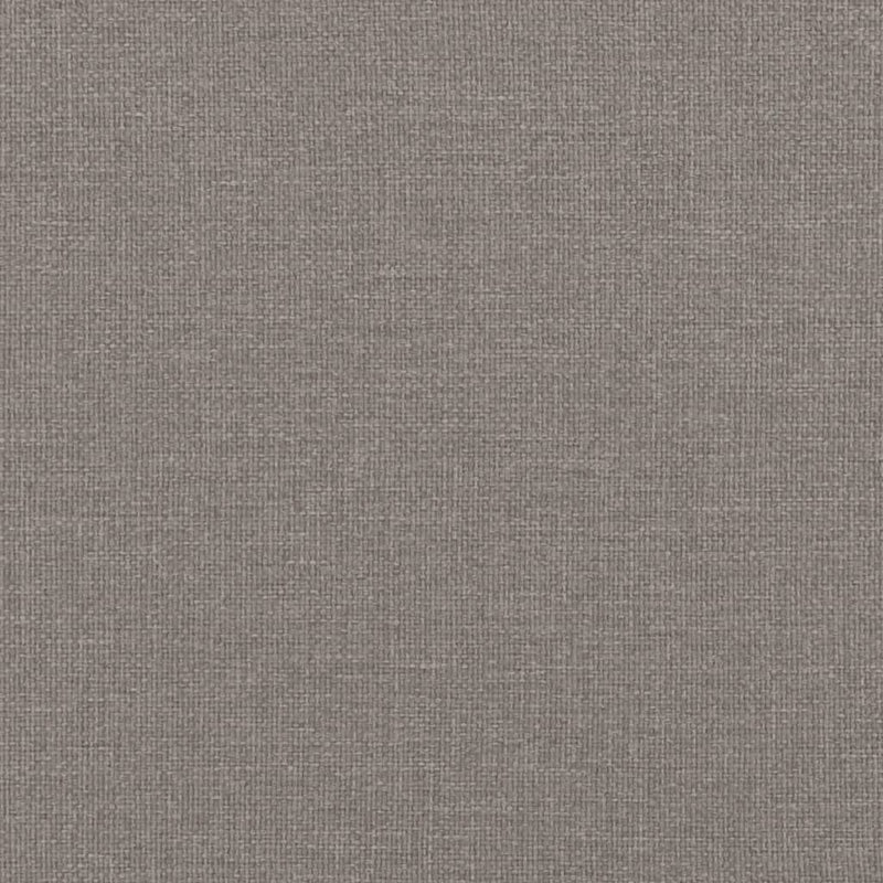 vidaXL tópszínű szövetpad háttámlával 120 x 62 x 75,5 cm