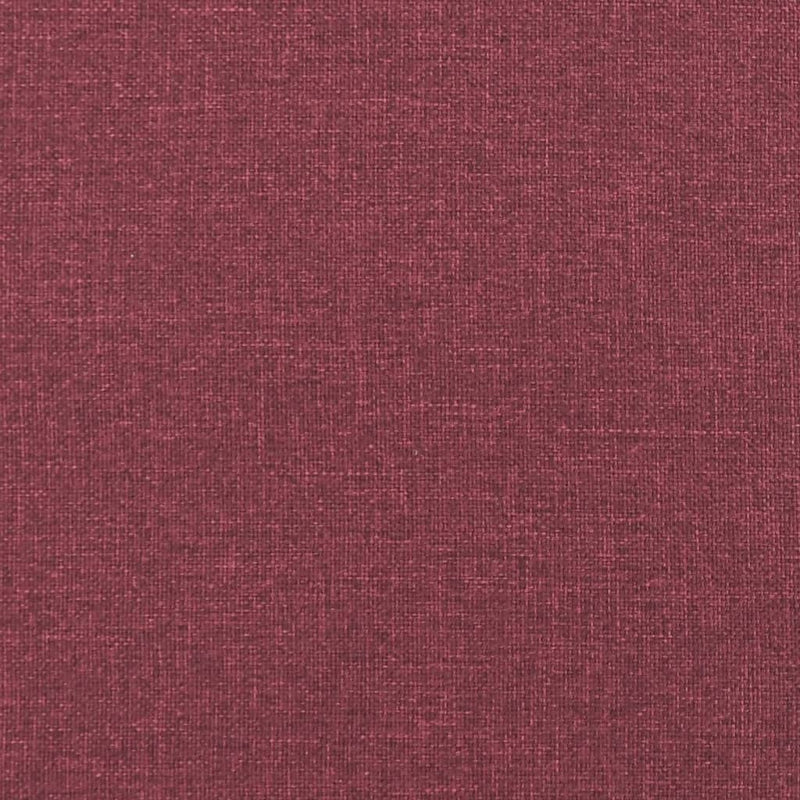 vidaXL bordó szövet pad háttámlával 120 x 62 x 75,5 cm