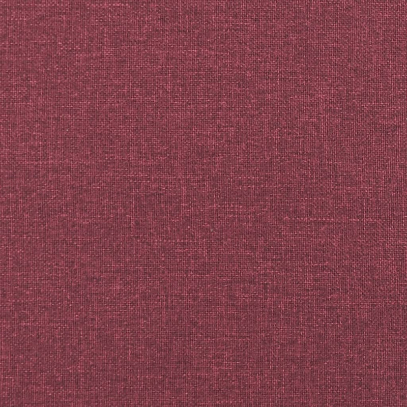 vidaXL bordó szövetpad párnákkal 113x64,5x75,5 cm