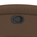 vidaXL barna szövet dönthető szék