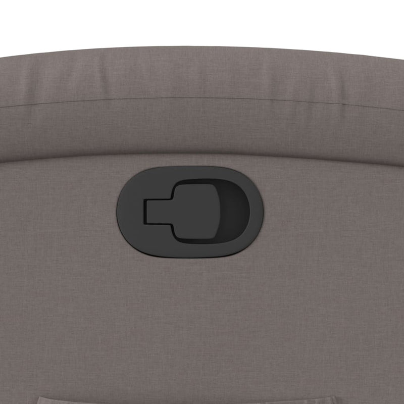 vidaXL tópszínű szövet dönthető fotel