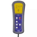 vidaXL sötétbarna szövet dönthető masszázsfotel