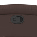 vidaXL barna műbőr dönthető fotel