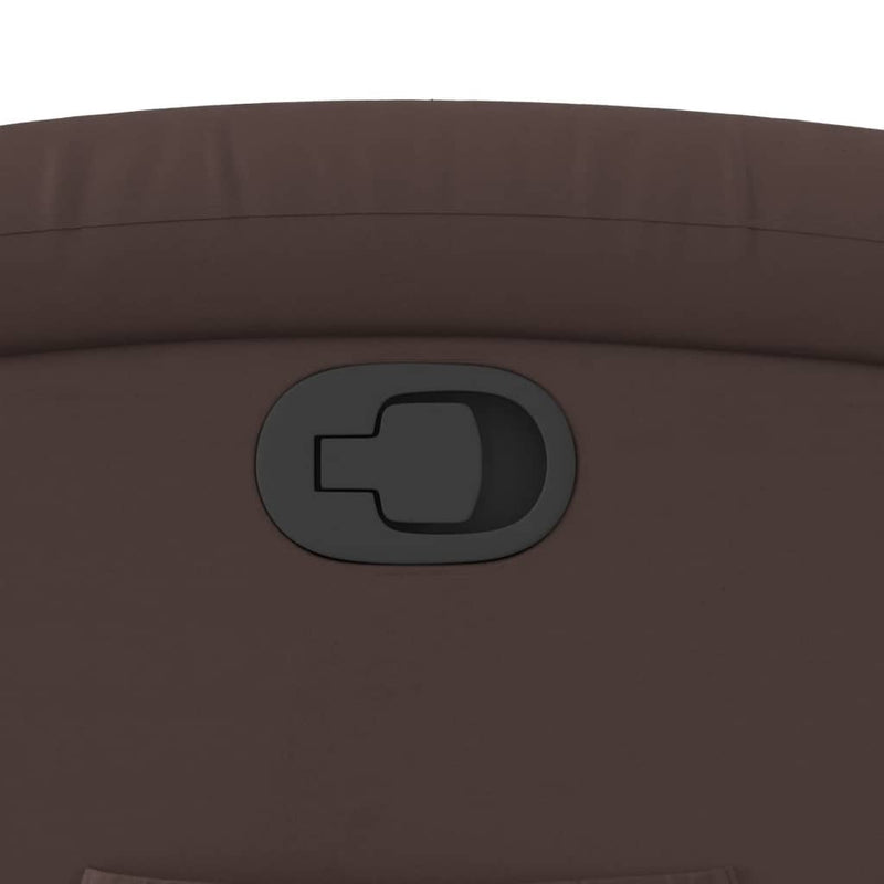 vidaXL barna műbőr dönthető fotel