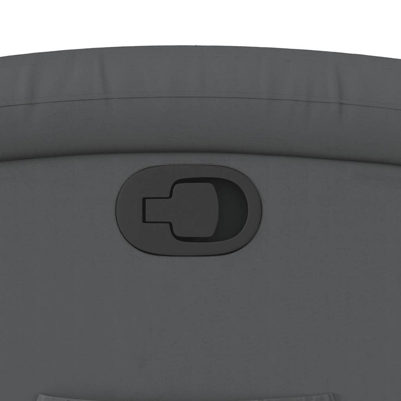 vidaXL szürke műbőr dönthető fotel