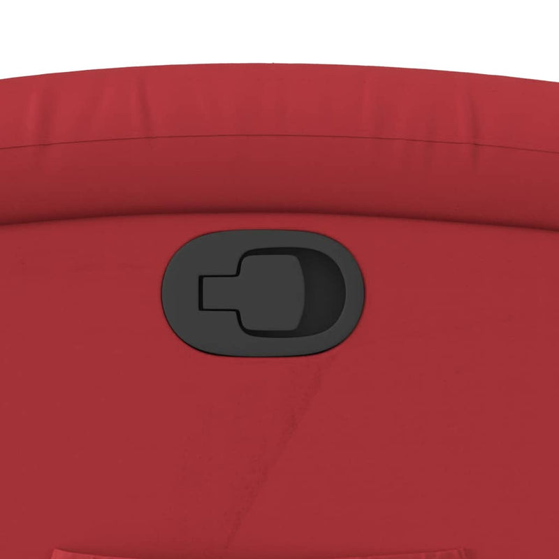 vidaXL piros műbőr dönthető fotel