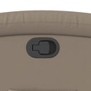 vidaXL kávészínű műbőr dönthető fotel