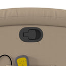 vidaXL kávészínű műbőr dönthető masszázsfotel