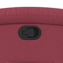 vidaXL bordó dönthető szövet fotel