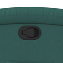 vidaXL sötétzöld szövet dönthető fotel