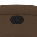 vidaXL barna szövet dönthető szék