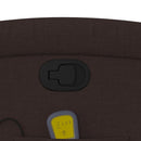 vidaXL sötétbarna szövet dönthető masszázsfotel