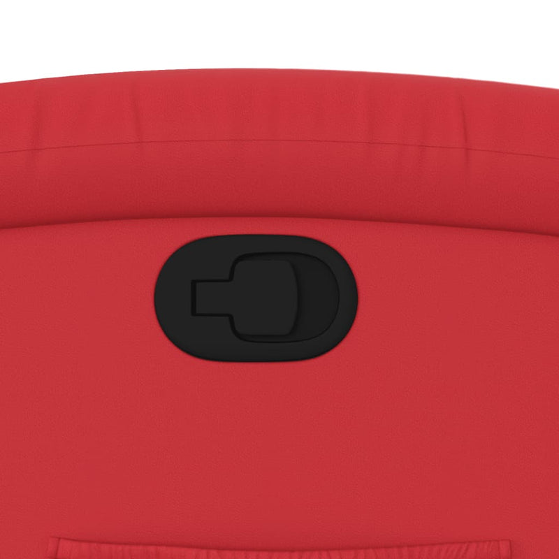 vidaXL piros műbőr dönthető fotel