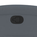 vidaXL sötétszürke bársony dönthető fotel