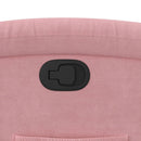 vidaXL rózsaszín bársony dönthető fotel