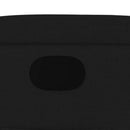 vidaXL fekete szövet dönthető fotel