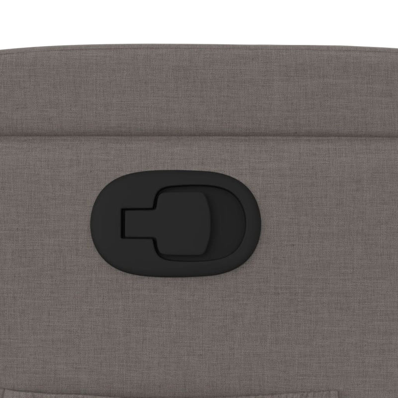 vidaXL tópszínű szövet dönthető fotel