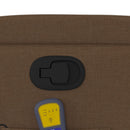 vidaXL barna szövet dönthető masszázsfotel