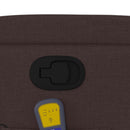 vidaXL sötétbarna szövet dönthető masszázsfotel