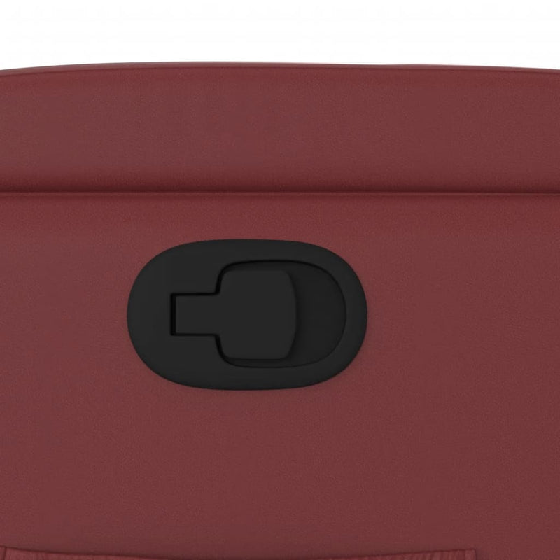 vidaXL bordó műbőr dönthető fotel