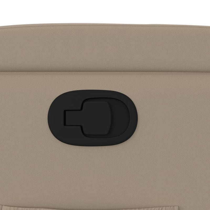 vidaXL kávészínű műbőr dönthető fotel