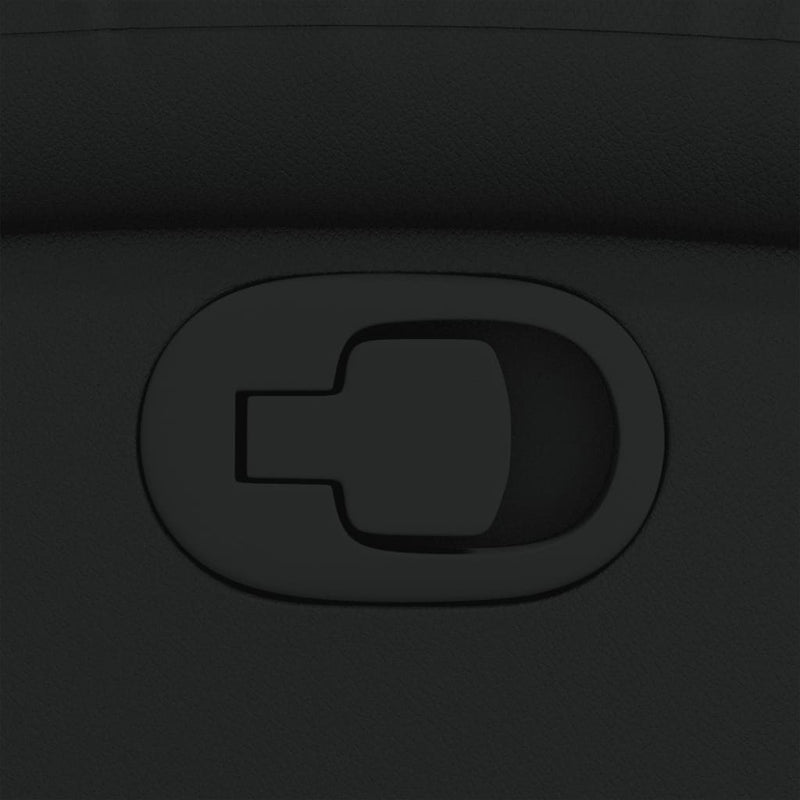 vidaXL fekete műbőr dönthető fotel