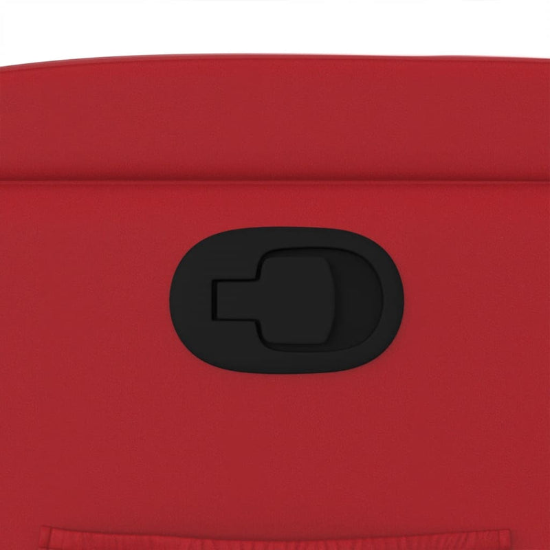 vidaXL piros műbőr dönthető fotel